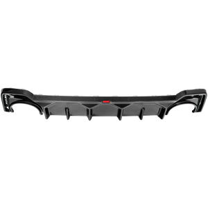 Audi C8 RS6 / RS7 diffuser – Visual Carbon med URBAN-emblem KONG PERFORMANCE