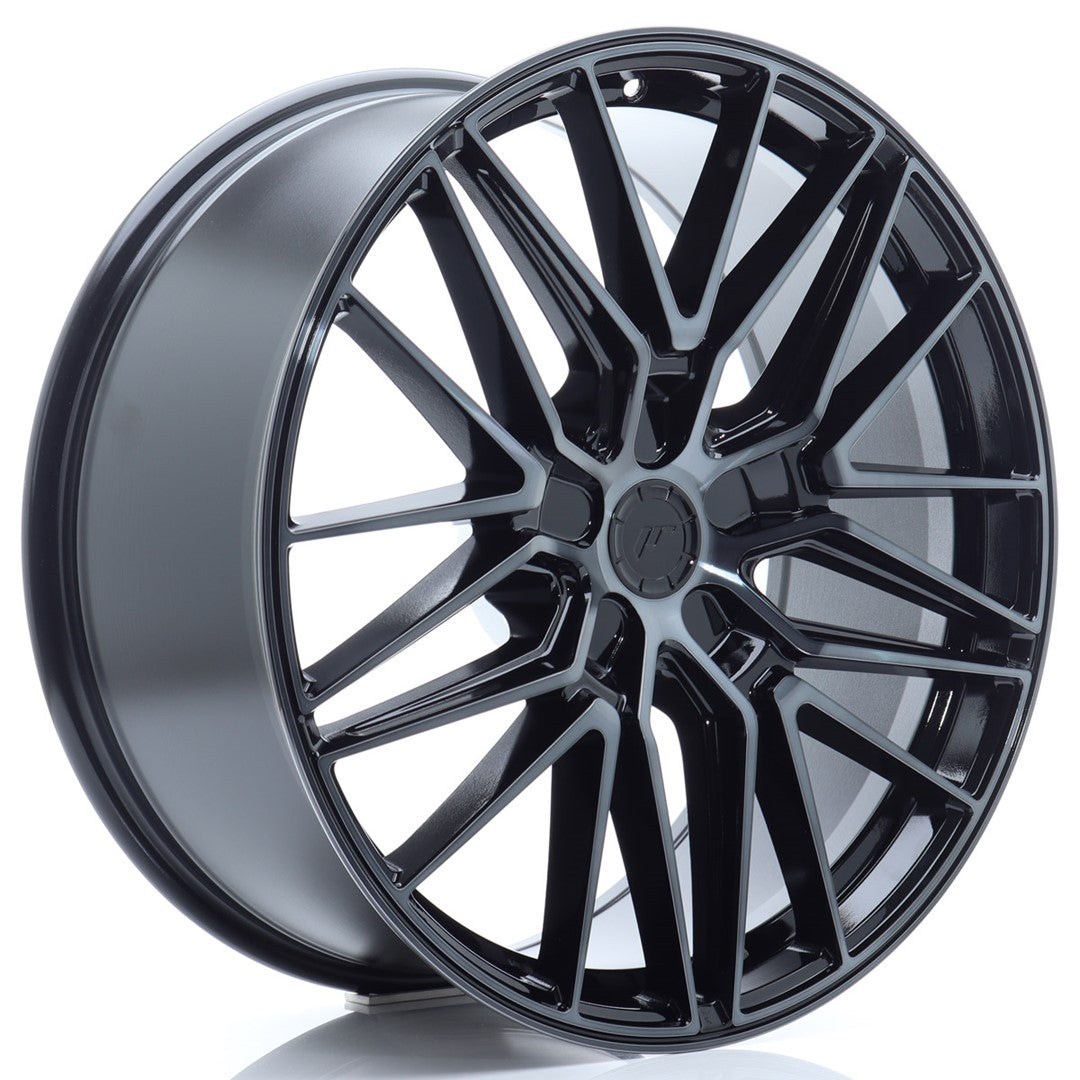 JR Wheels JR38 21x9 ET10-52 5x108 Black Brushed w/ Tinted Face