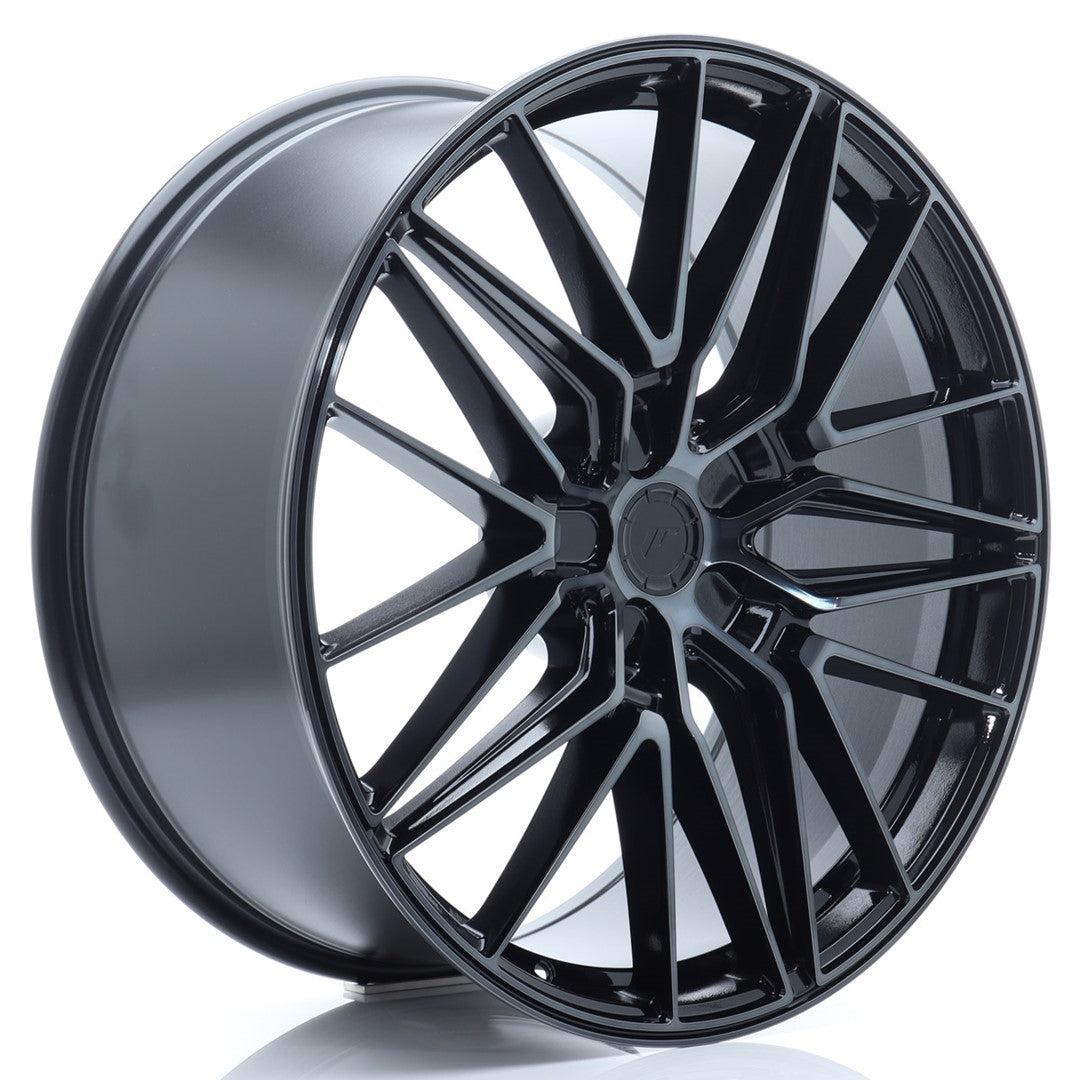 JR Wheels JR38 22x10 ET20-57 5x112 Black Brushed w/ Tinted Face