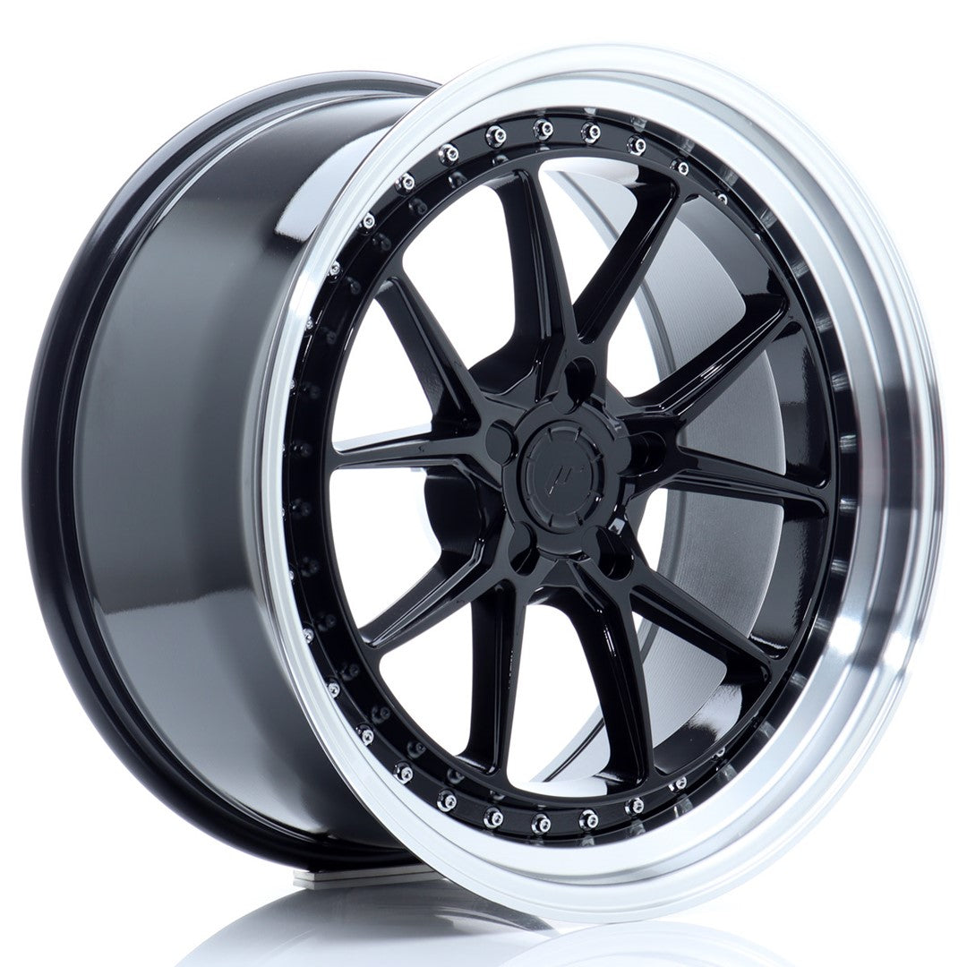 JR Wheels JR39 19x9,5 ET15-35 5x112 Gloss Black w/ Machined Lip