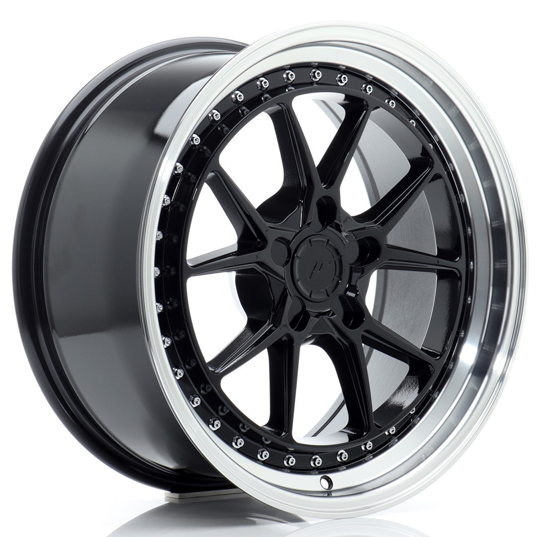 JR Wheels JR39 18x8,5 ET15-35 5x115 Gloss Black w/ Machined Lip