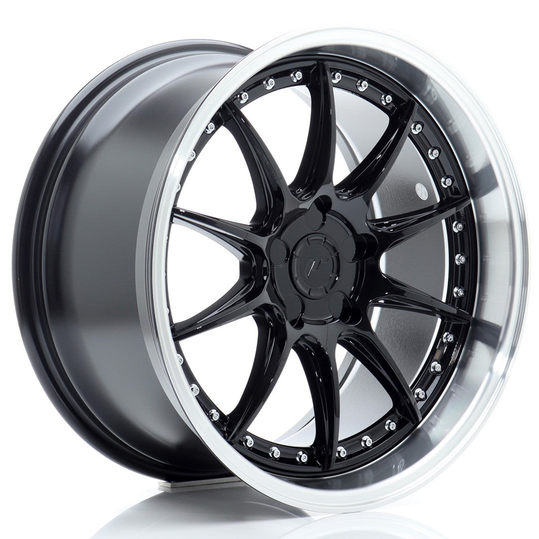 JR Wheels JR41 18x9,5 ET15-35 5x105 Gloss Black w/ Machined Lip