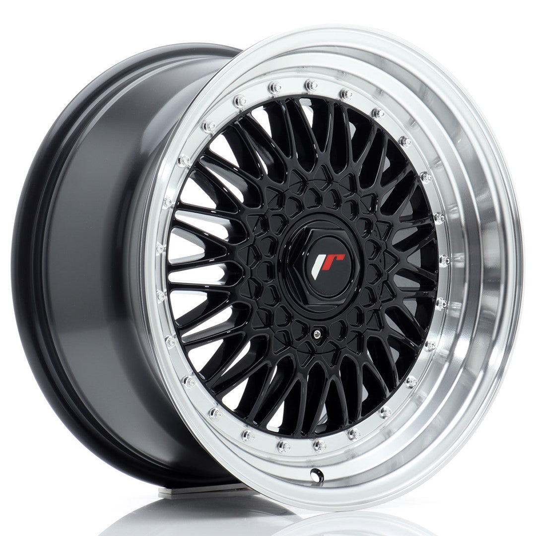 JR Wheels JR9 17x8,5 ET20 5x112 Gloss Black w/ Machined Lip