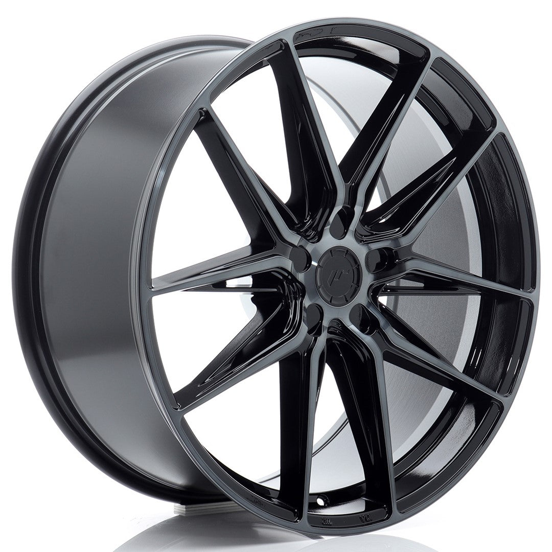 JR Wheels JR44 21x9 ET20-40 5x127 Black Machined w/ Tinted Face