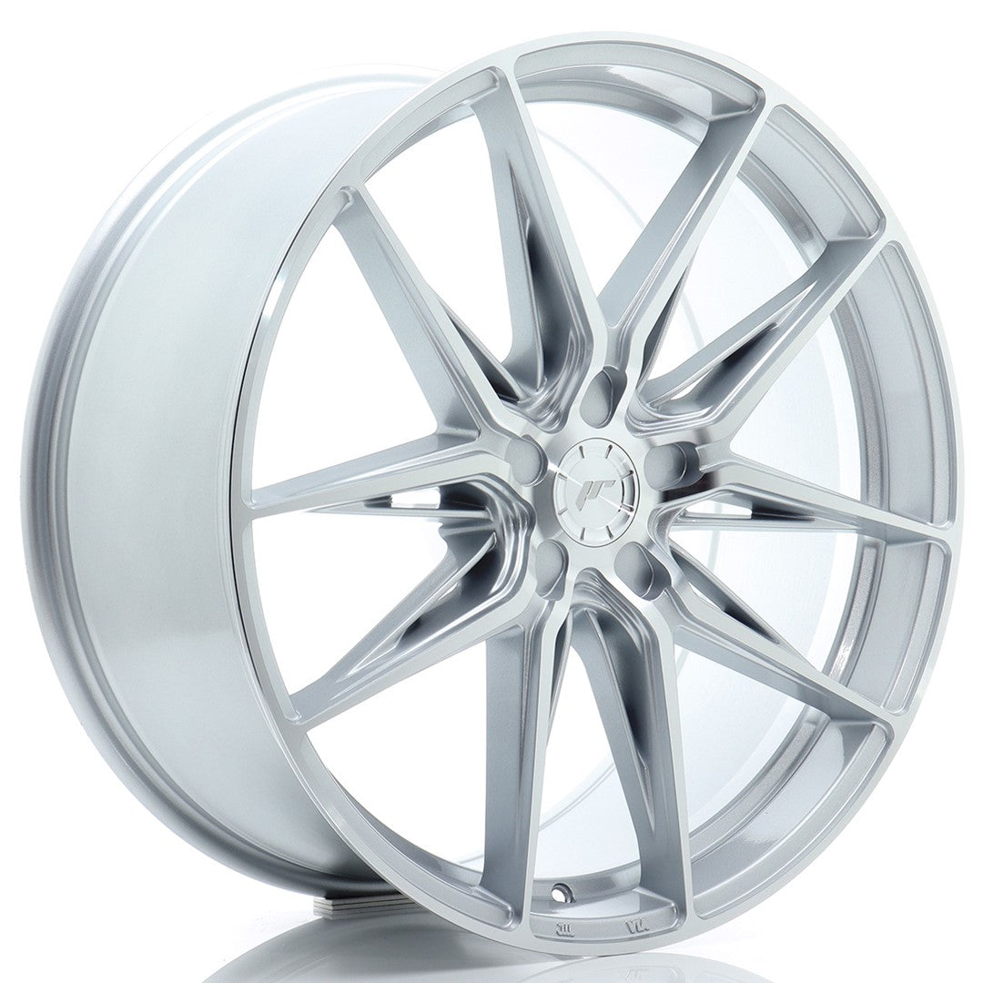 JR Wheels JR44 21x9 ET20-40 5x127 Silver w/ Machined Face