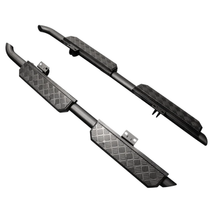 URBAN Black Shadow Stigtrinn CHEQUER Finish – Land Rover Defender 110 / 130 KONG PERFORMANCE