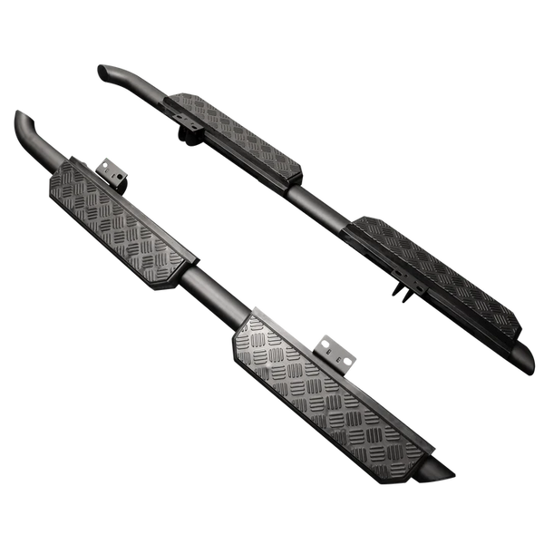 URBAN Black Shadow Stigtrinn CHEQUER Finish – Land Rover Defender 110 / 130 KONG PERFORMANCE