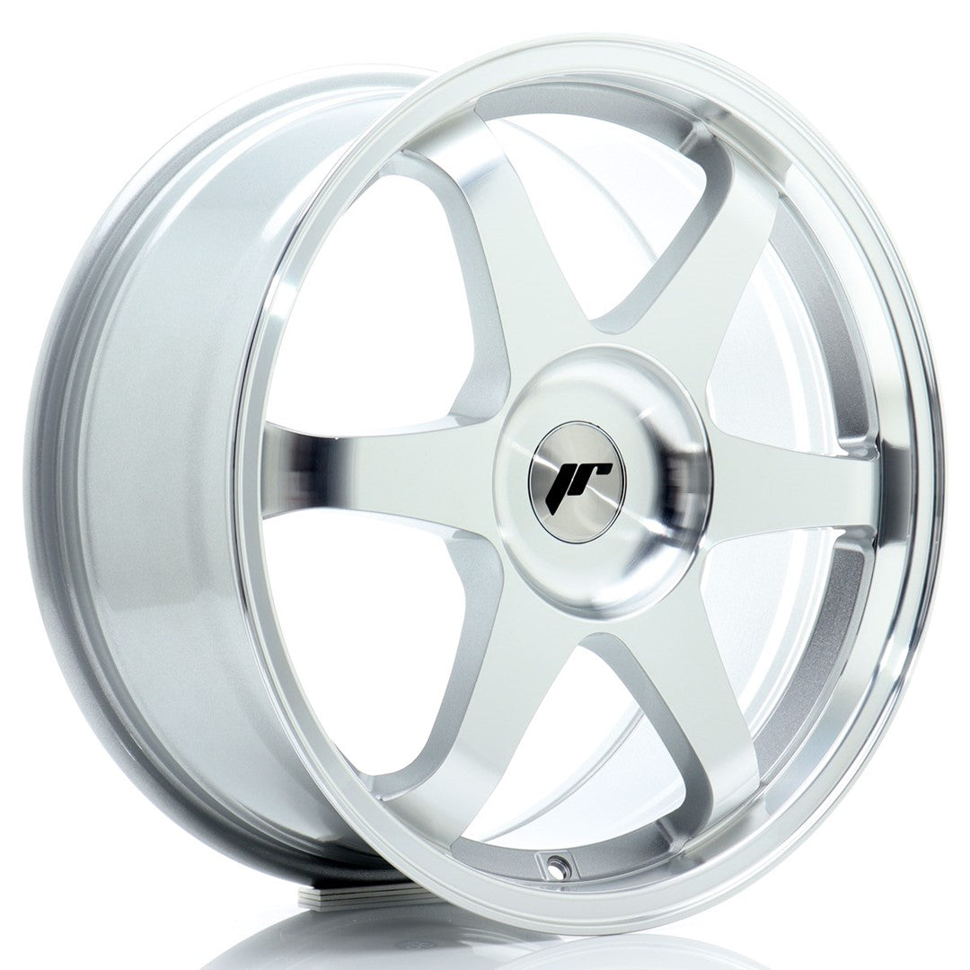 JR Wheels JR3 18x8 ET20-45 4x114.3 Silver Machined Face
