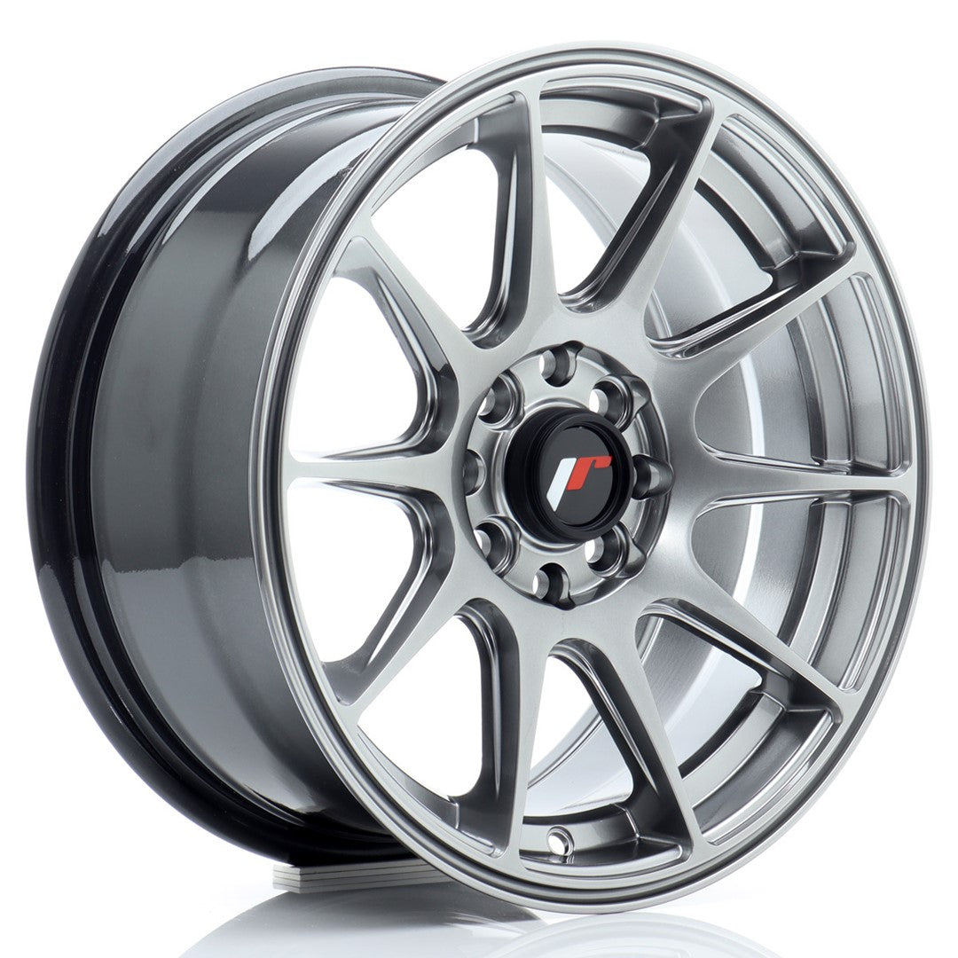JR Wheels JR11 15x7 ET30 4x108 Hyper Black