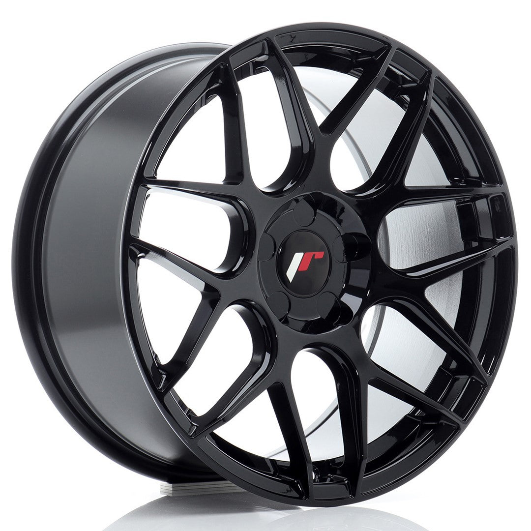 JR Wheels JR18 17x8 ET20-35 5x108 Gloss Black