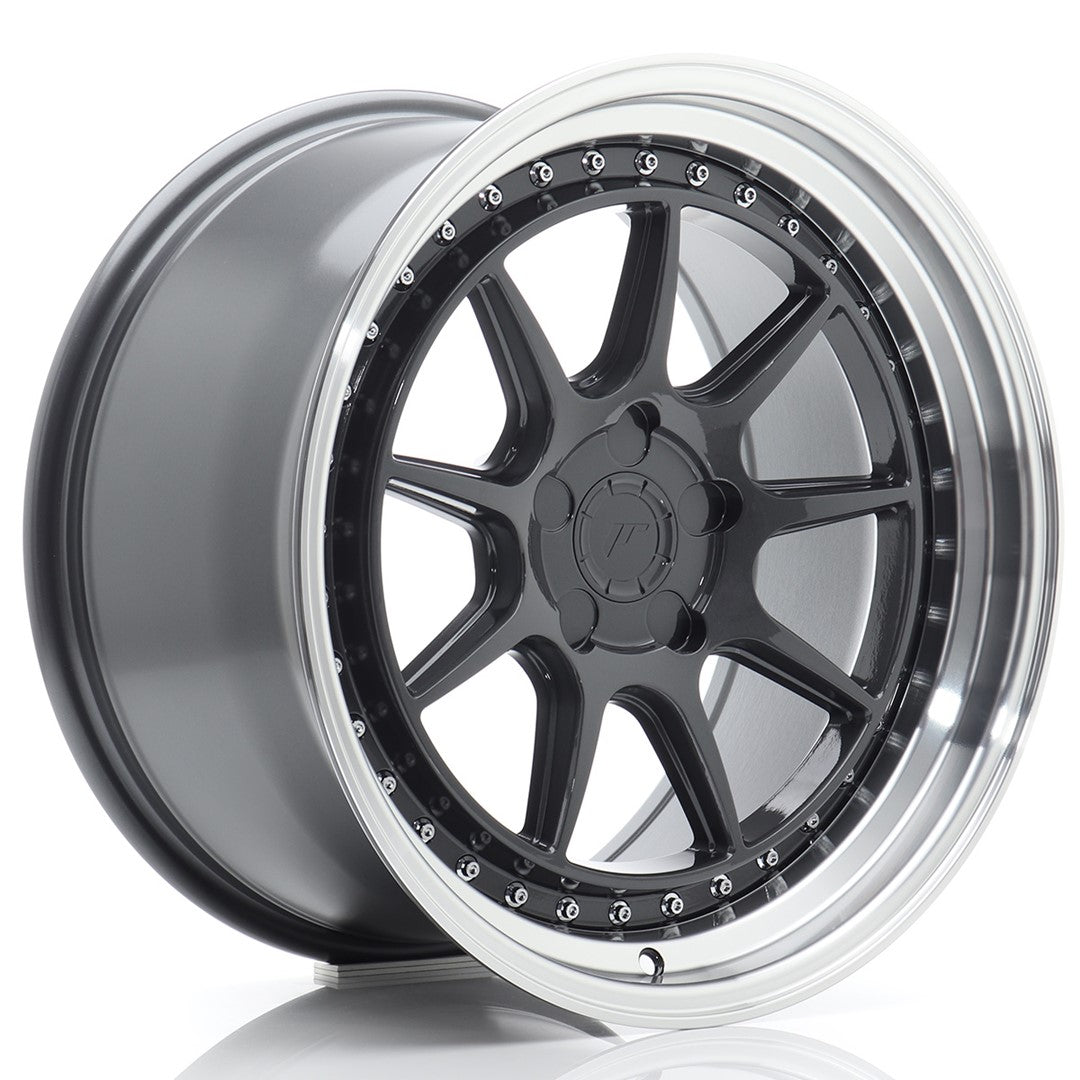 JR Wheels JR47 18x9,5 ET15-35 5x110 Hyper Gray w/ Machined Lip