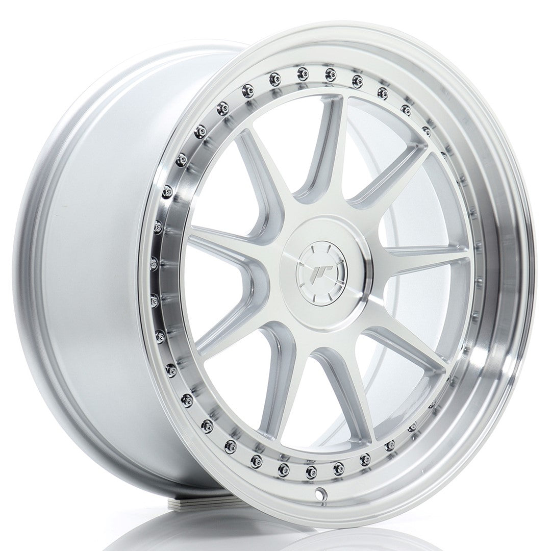 JR Wheels JR47 19x9 ET15-40 5x100 Silver Machined Face
