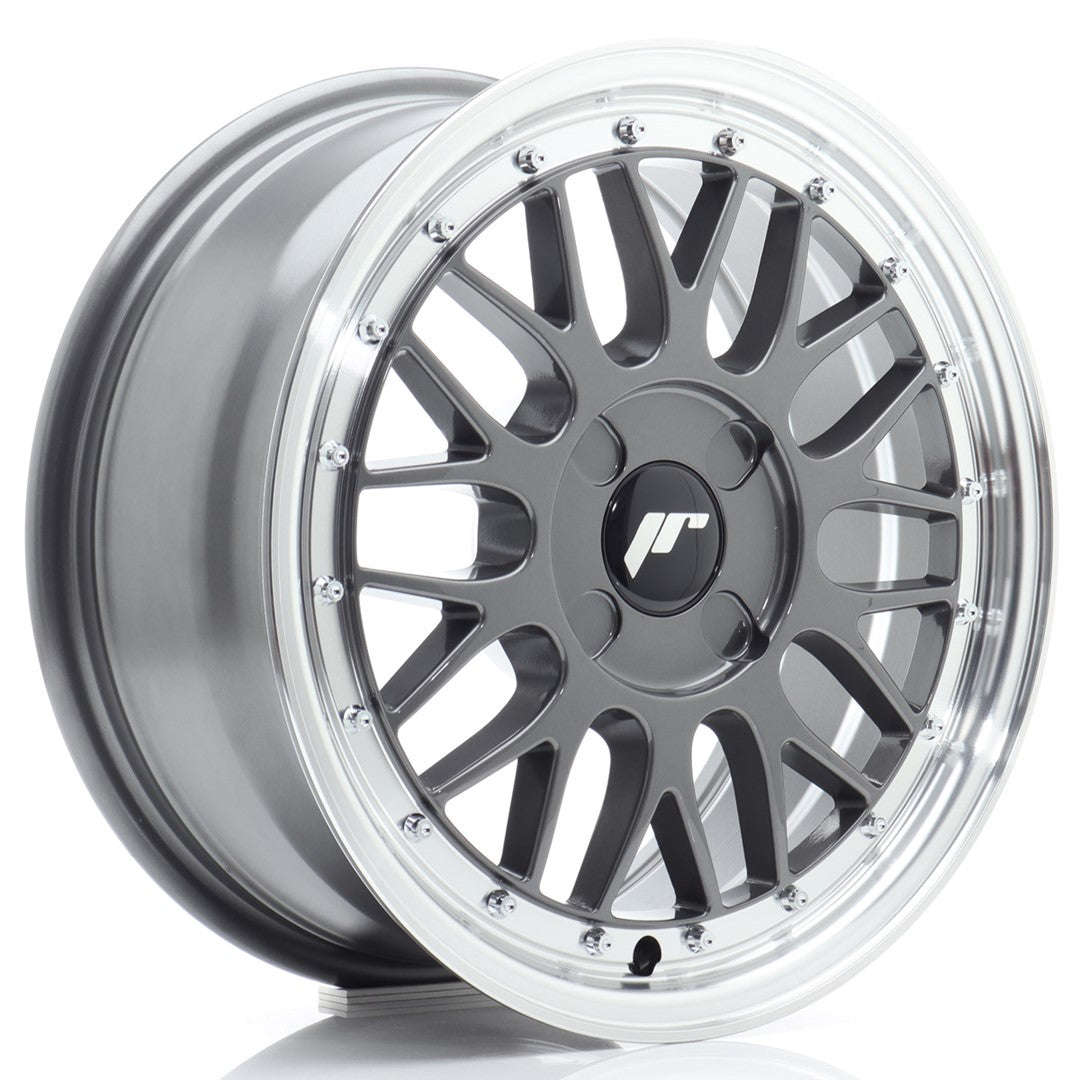 JR Wheels JR23 16x7 ET20-45 4x108 Hyper Gray w/ Machined Lip
