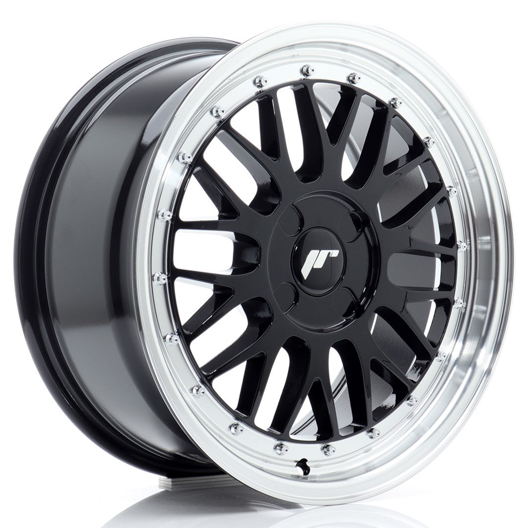 JR Wheels JR23 17x7,5 ET20-40 4x114.3 Gloss Black w/ Machined Lip