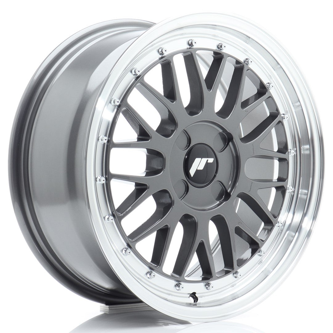 JR Wheels JR23 17x7,5 ET20-40 4x98 Hyper Gray w/ Machined Lip
