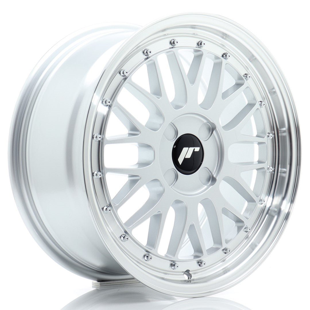 JR Wheels JR23 17x7,5 ET20-40 4x110 Hyper Silver w/ Machined Lip