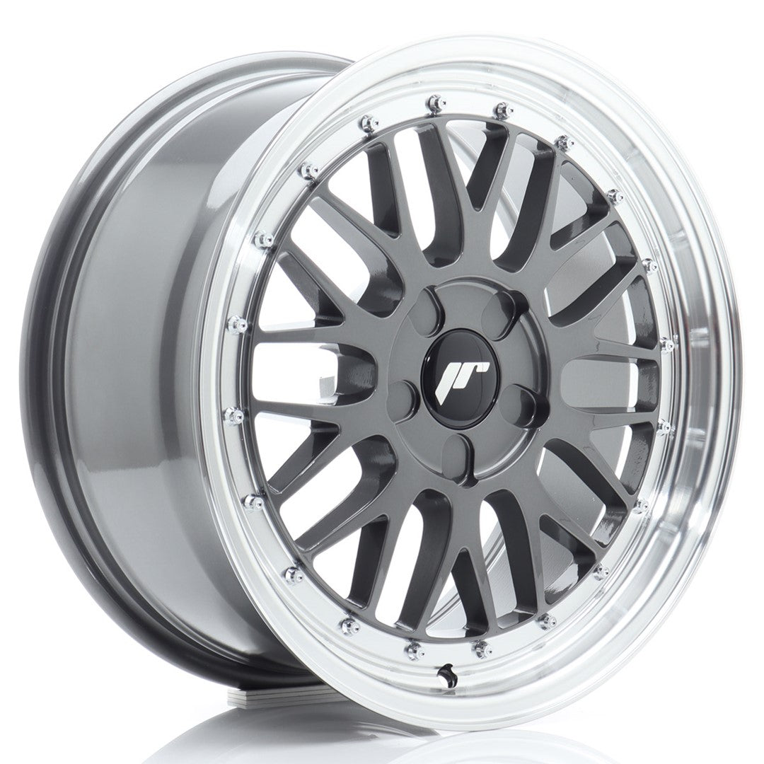 JR Wheels JR23 17x7,5 ET20-40 5x108 Hyper Gray w/ Machined Lip