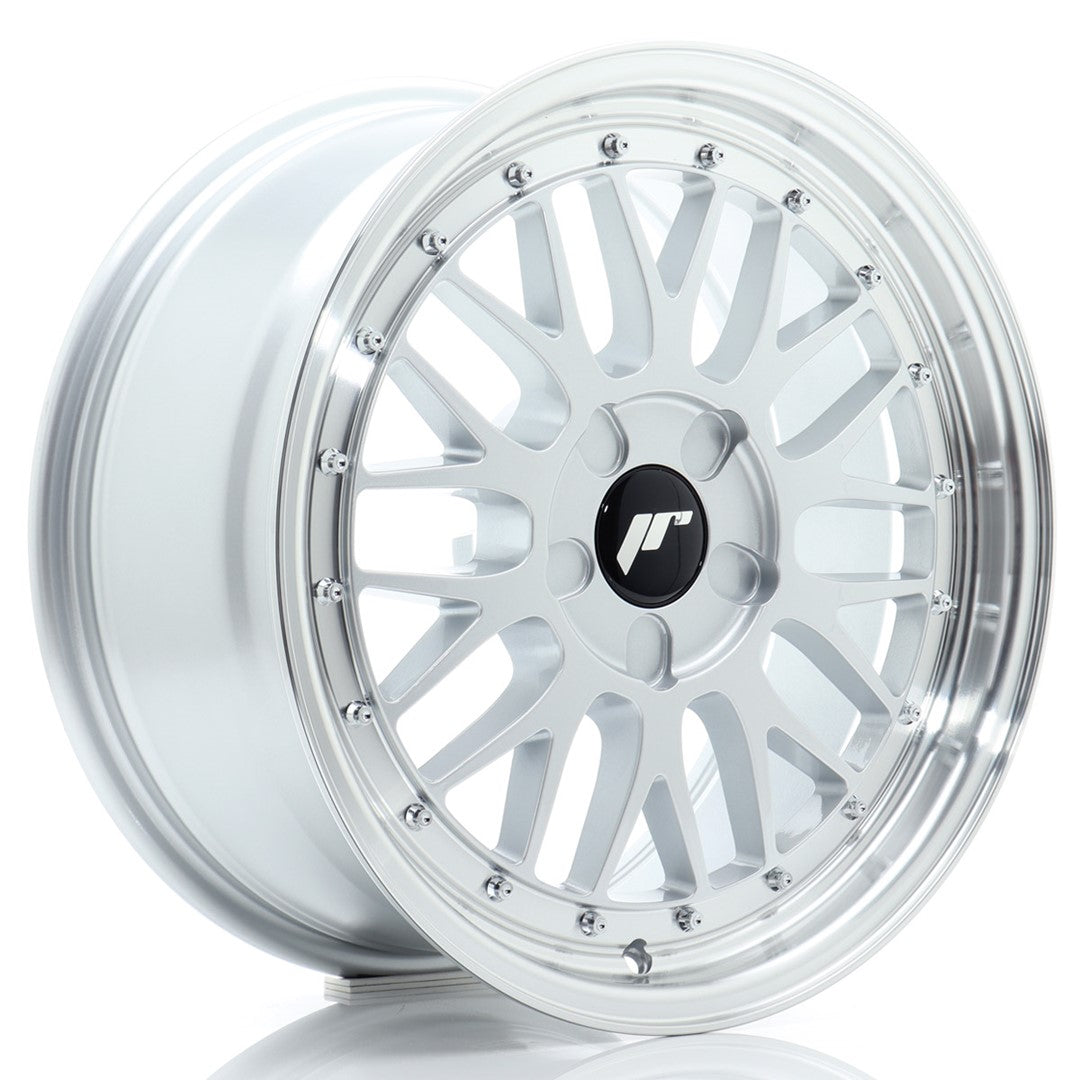 JR Wheels JR23 17x7,5 ET20-40 5x100 Hyper Silver w/ Machined Lip