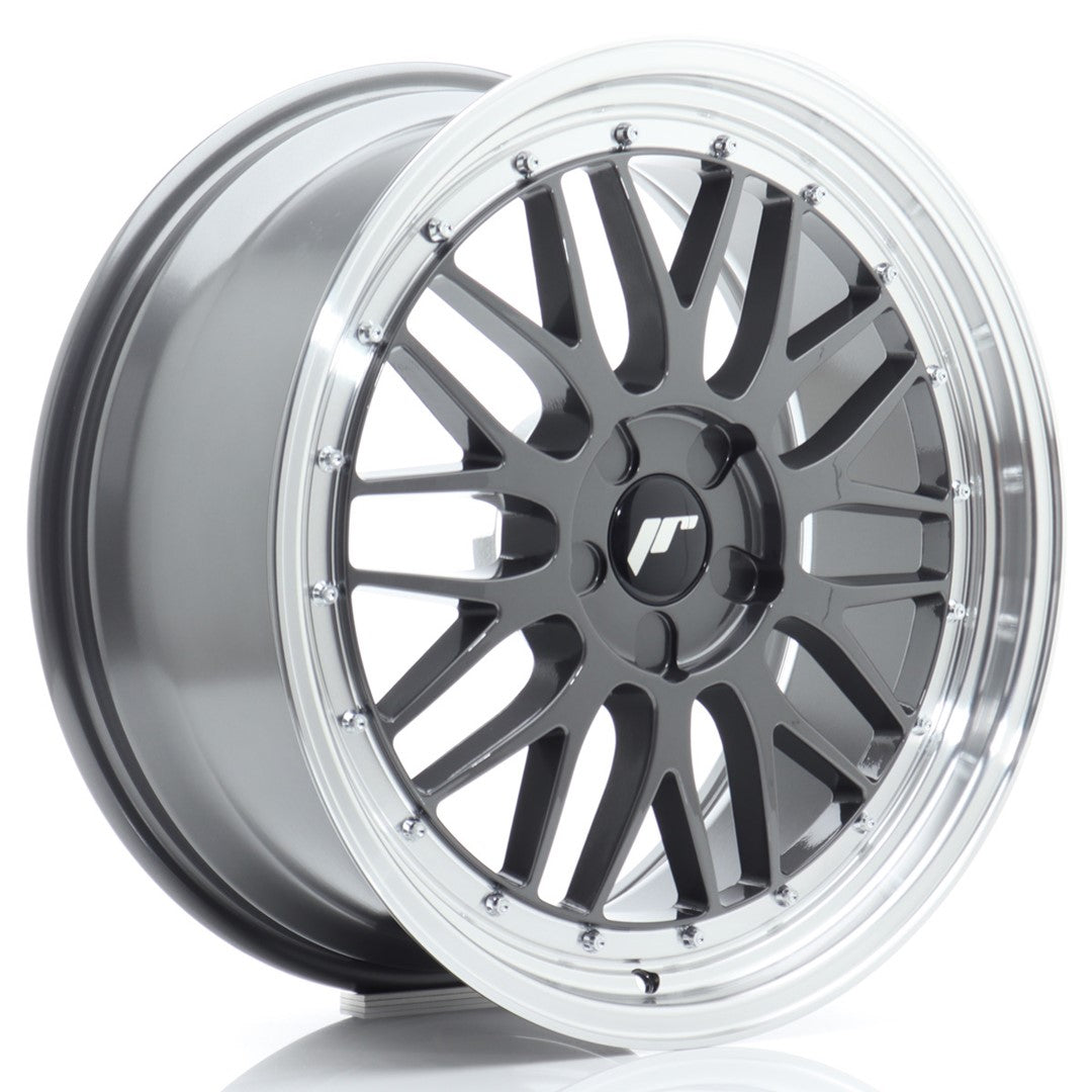JR Wheels JR23 19x8 ET20-40 5x115 Hyper Gray w/ Machined Lip