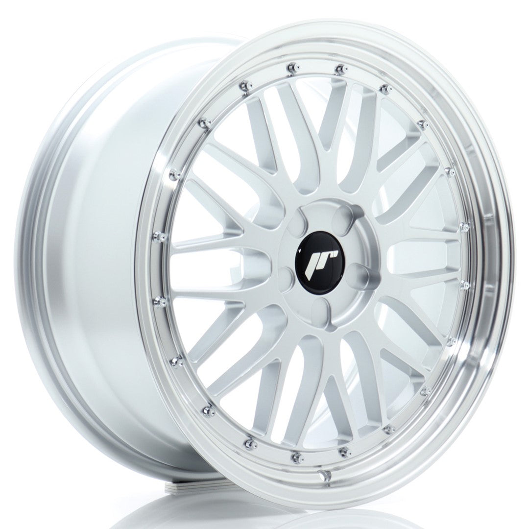JR Wheels JR23 19x8 ET20-40 5x105 Hyper Silver w/ Machined Lip
