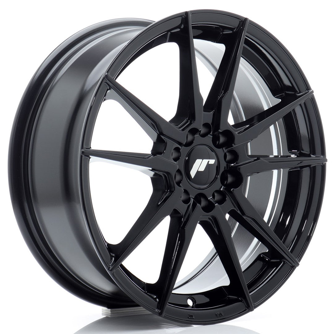 JR Wheels JR21 17x7 ET40 5x108 Gloss Black
