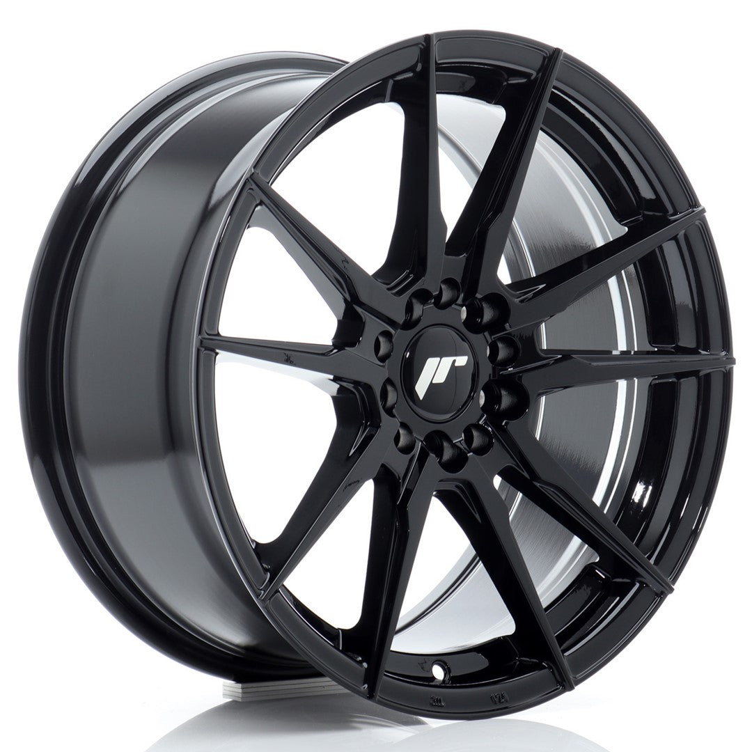 JR Wheels JR21 17x8 ET35 5x112 Gloss Black