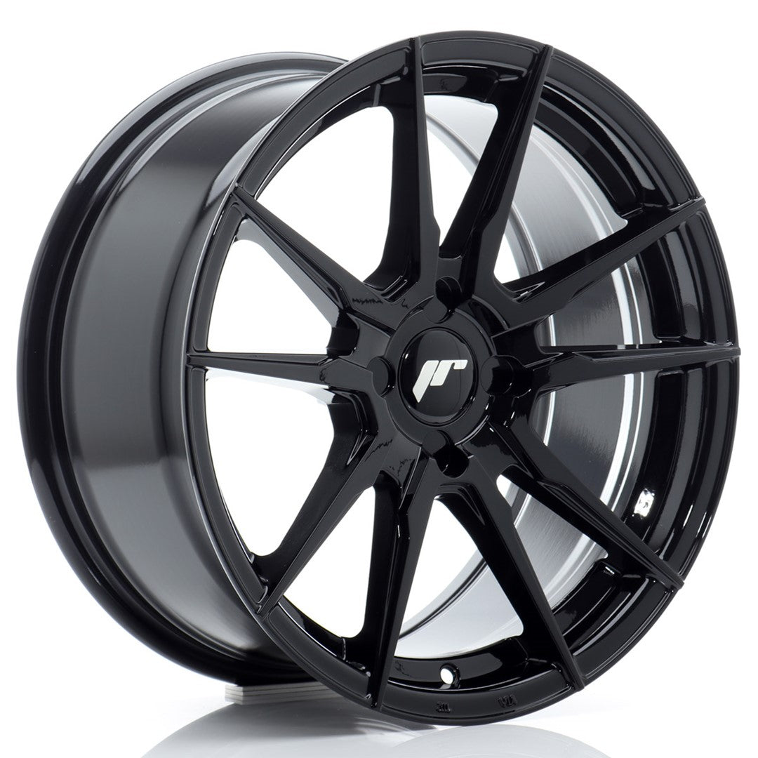 JR Wheels JR21 17x8 ET20-35 4x100 Gloss Black