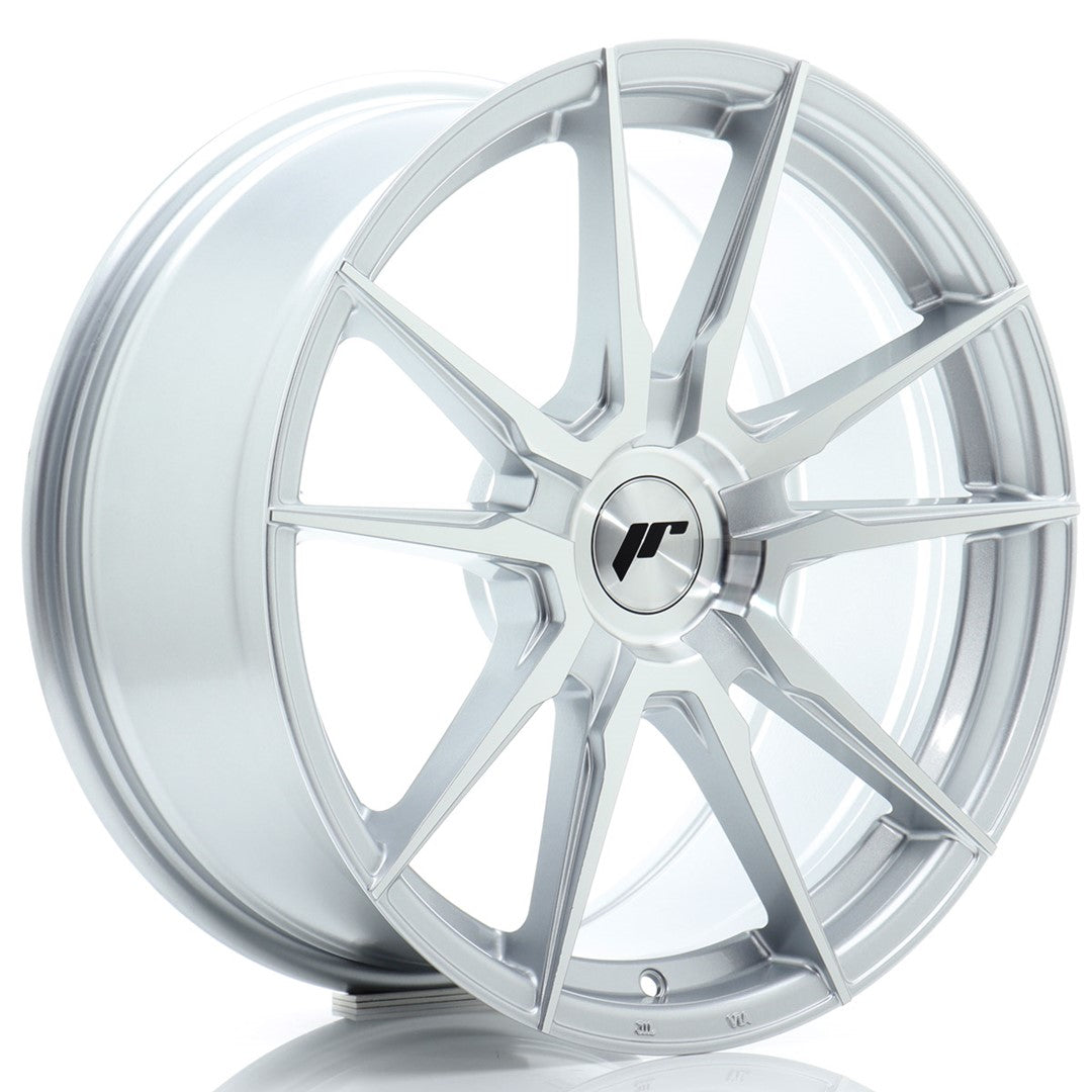 JR Wheels JR21 18x8,5 ET20-45 4x100 Silver Machined Face