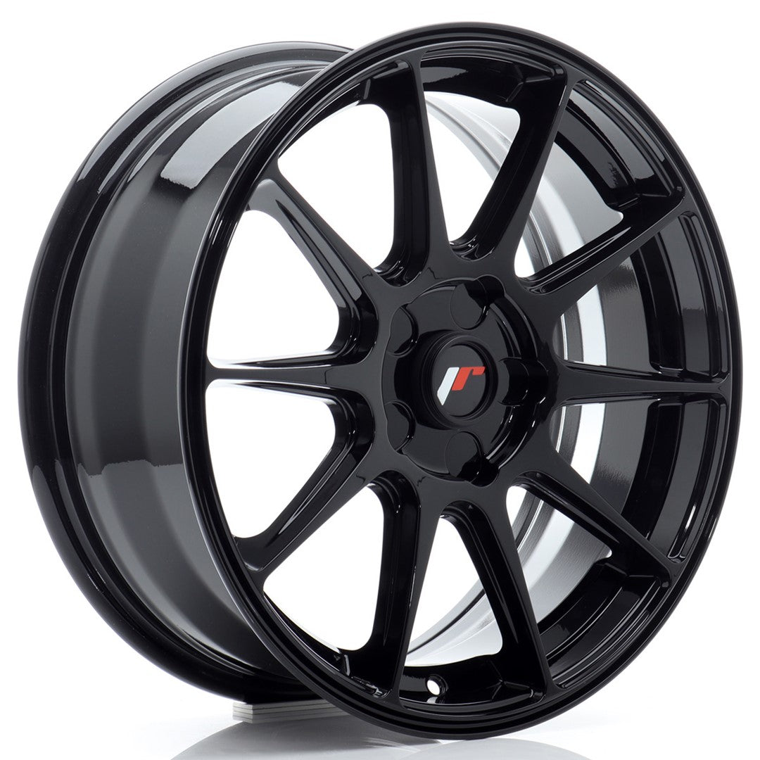JR Wheels JR11 17x7 ET20-38 5x112 Gloss Black