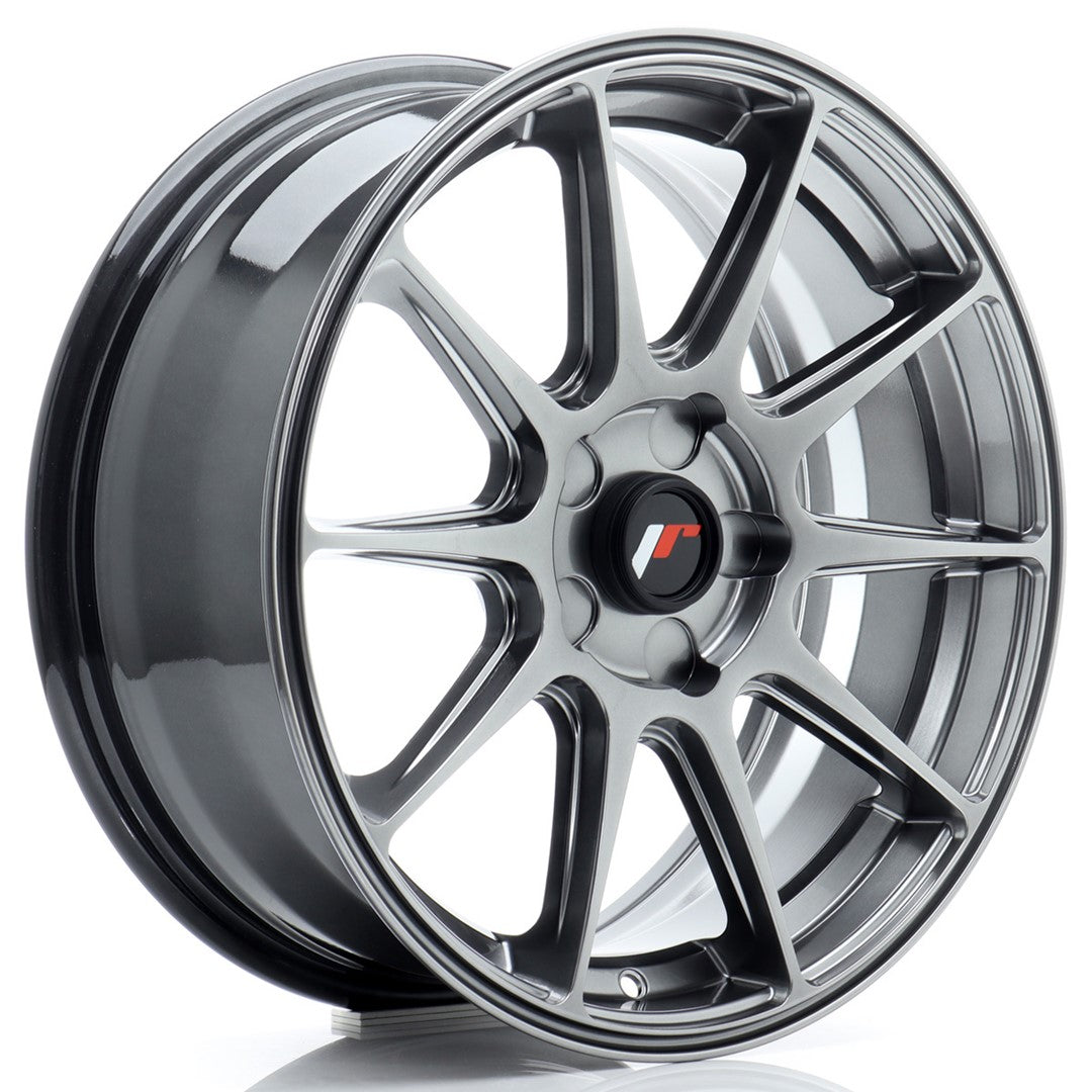 JR Wheels JR11 17x7 ET20-38 5x110 Hyper Black