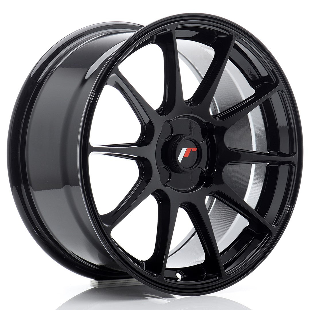 JR Wheels JR11 17x8 ET20-35 4x108 Gloss Black
