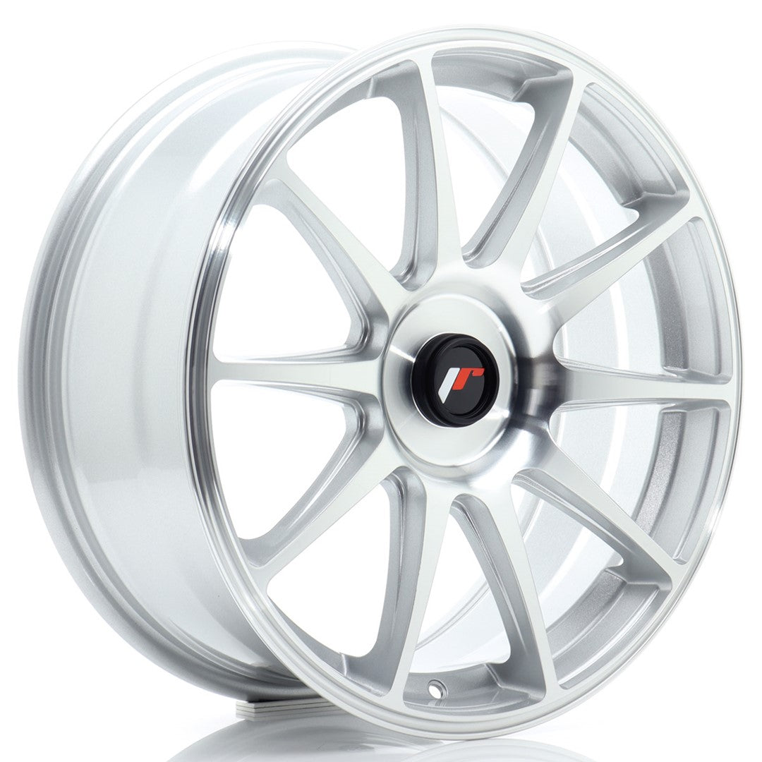 JR Wheels JR11 18x7,5 ET20-40 4x100 Silver Machined Face
