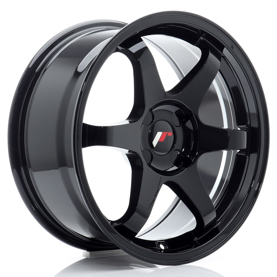 JR Wheels JR3 17x8 ET20-35 4x108 Gloss Black