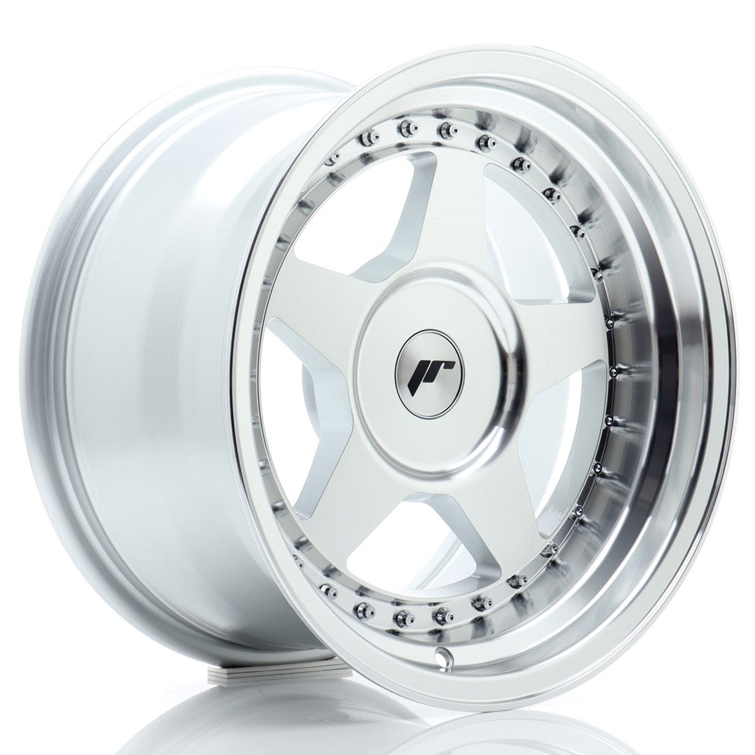 JR Wheels JR6 16x9 ET0-20 5x100 Silver Machined Face