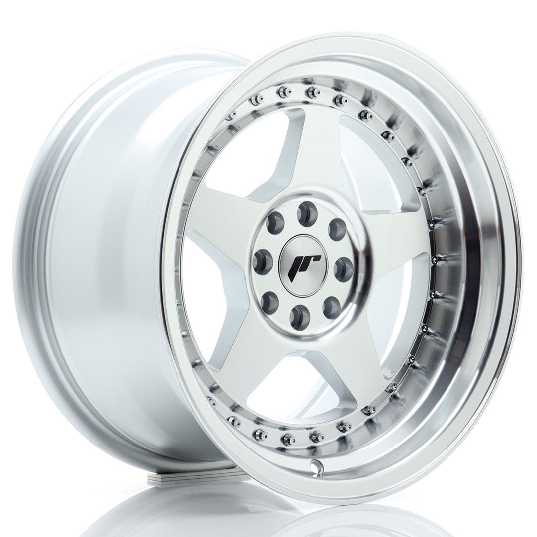 JR Wheels JR6 16x9 ET20 4x108 Silver Machined Face