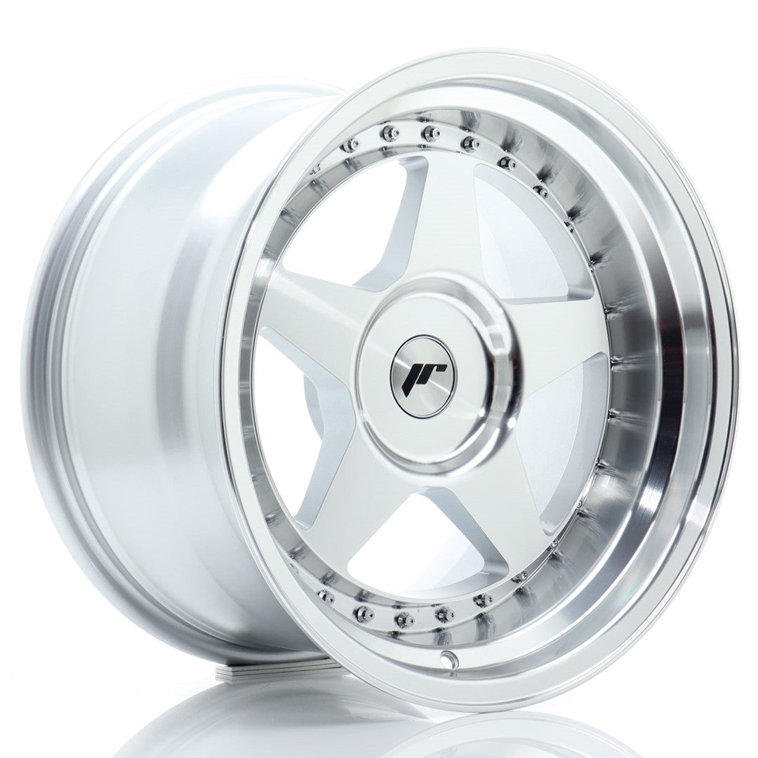 JR Wheels JR6 17x10 ET0-20 5x120 Silver Machined Face