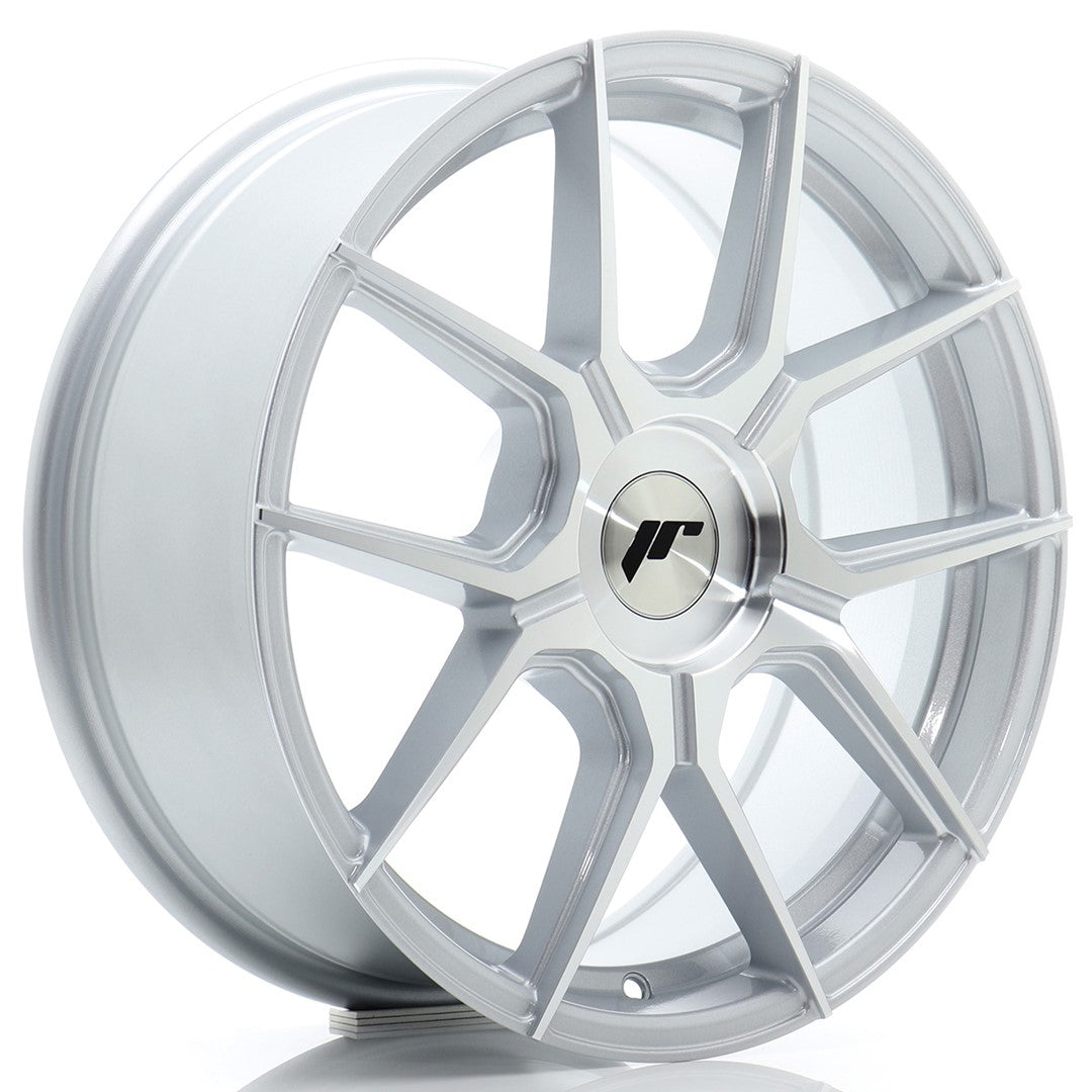 JR Wheels JR30 17x7 ET20-40 4x108 Silver Machined Face