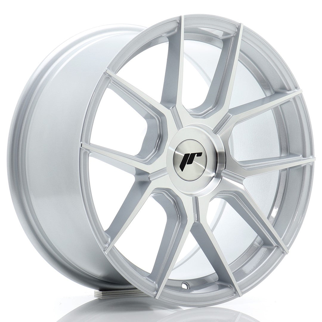 JR Wheels JR30 17x8 ET20-40 5x118 Silver Machined Face