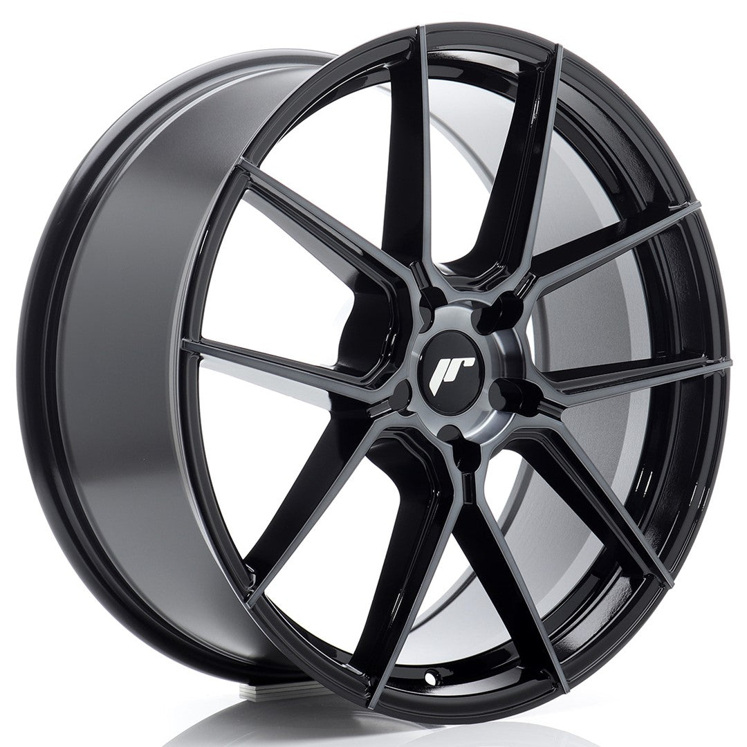 JR Wheels JR30 20x8 ET20-40 5x120 Black Machined w/ Tinted Face