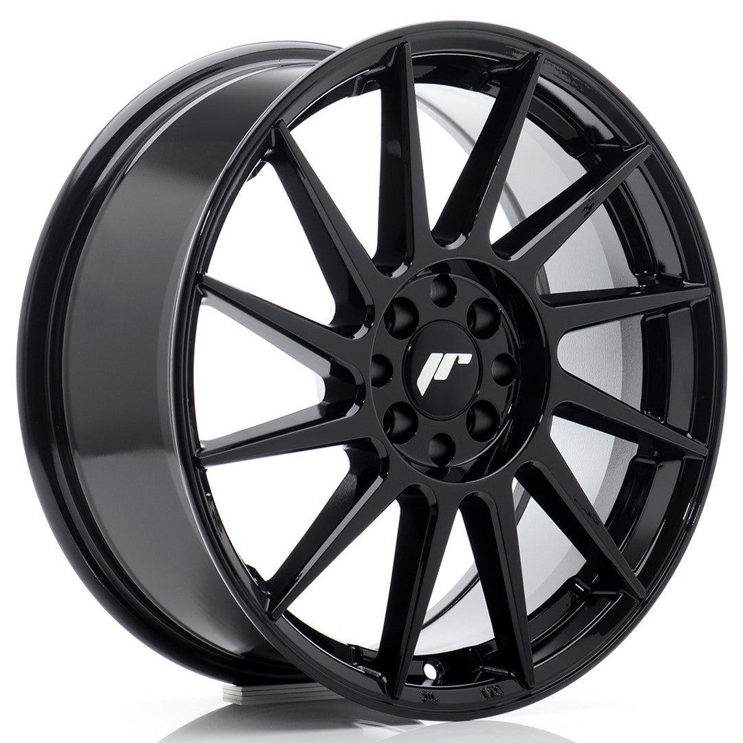 JR Wheels JR22 17x7 ET40 5x100 Gloss Black