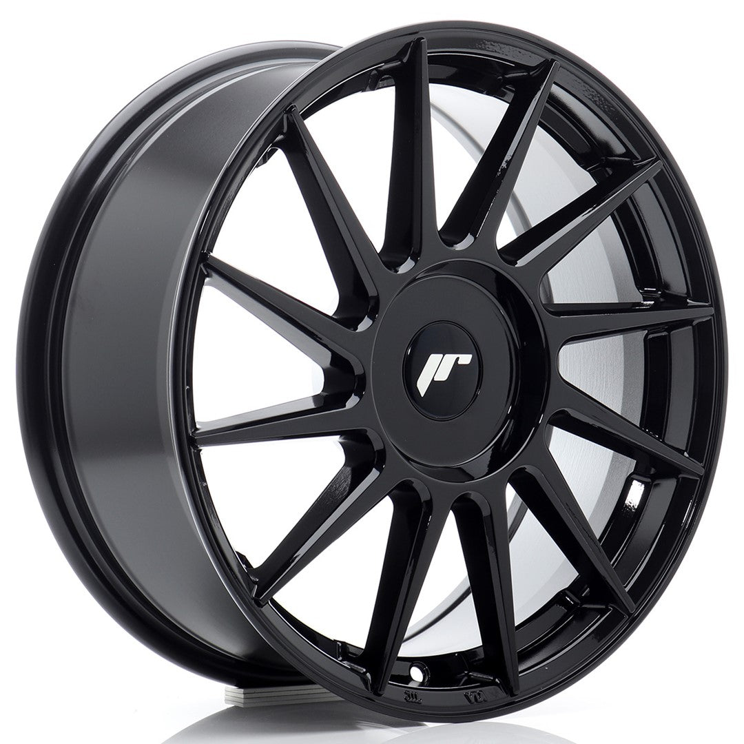 JR Wheels JR22 17x7 ET20-40 4x110 Gloss Black