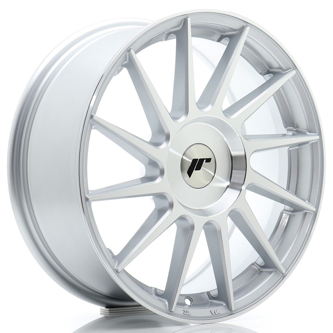 JR Wheels JR22 17x8 ET20-45 5x108 Silver Machined Face