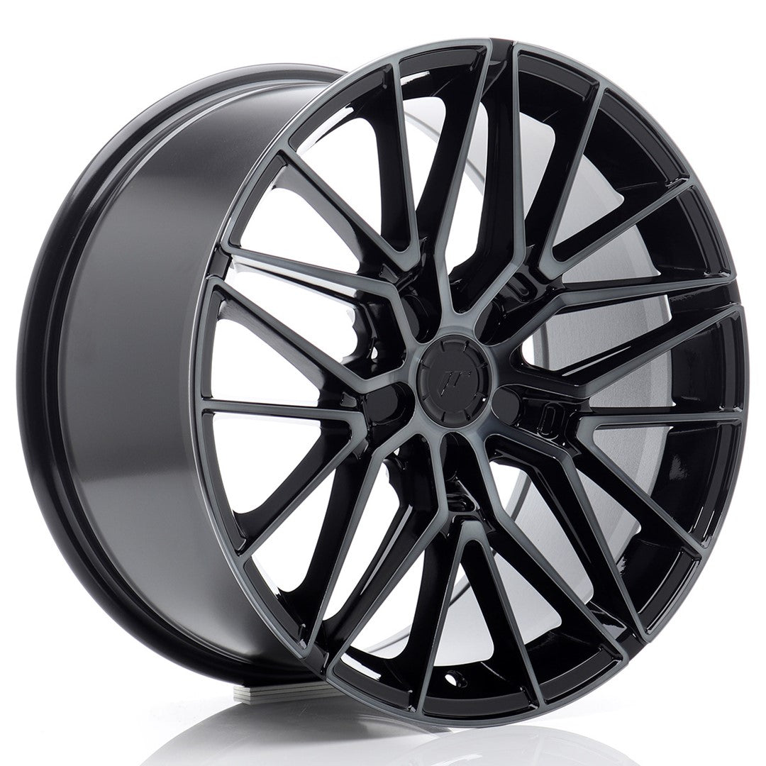JR Wheels JR38 18x9 ET20-45 5x114.3 Black Machined w/ Tinted Face