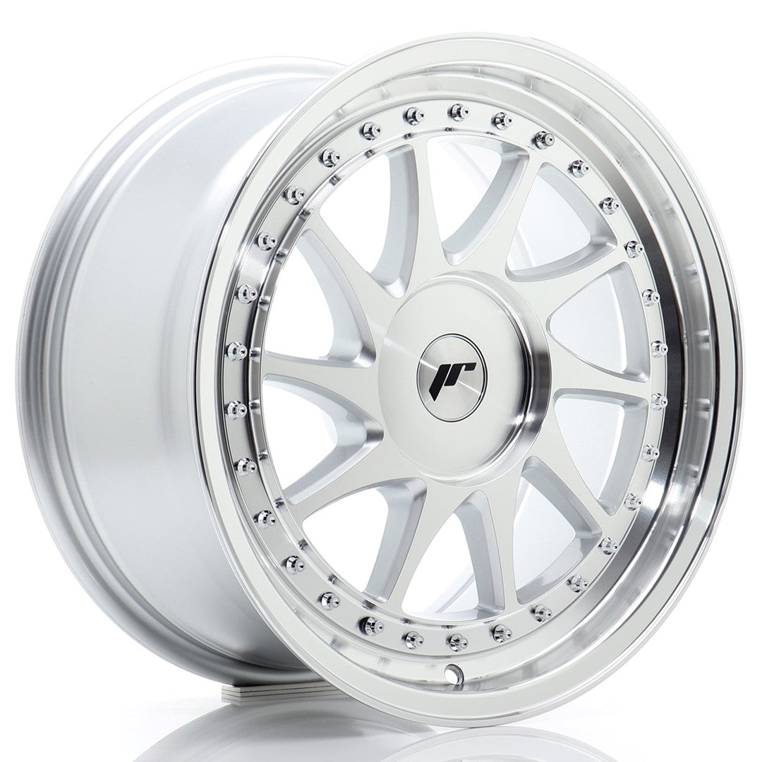 JR Wheels JR26 17x8 ET20-35 5x115 Silver Machined Face