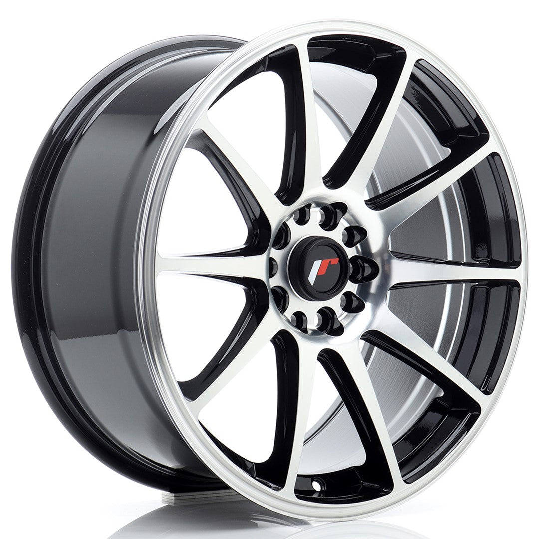 JR Wheels JR11 18x8,5 ET35 5x100 Black Machined Face