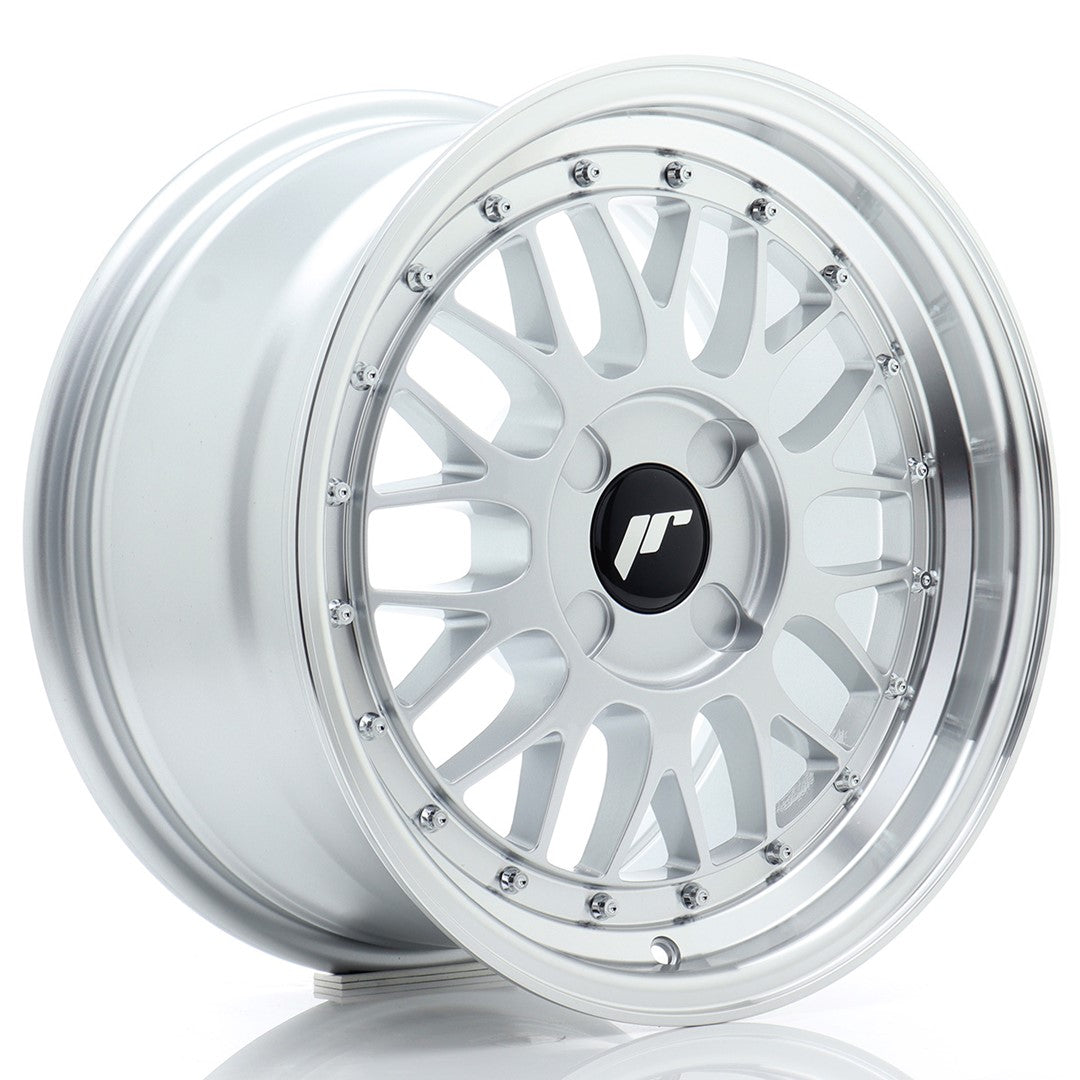 JR Wheels JR23 16x8 ET20-45 4x100 Hyper Silver w/ Machined Lip