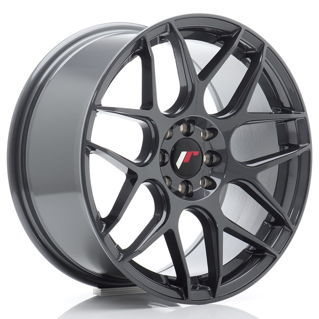 JR Wheels JR18 17x8 ET35 5x100 Hyper Gray