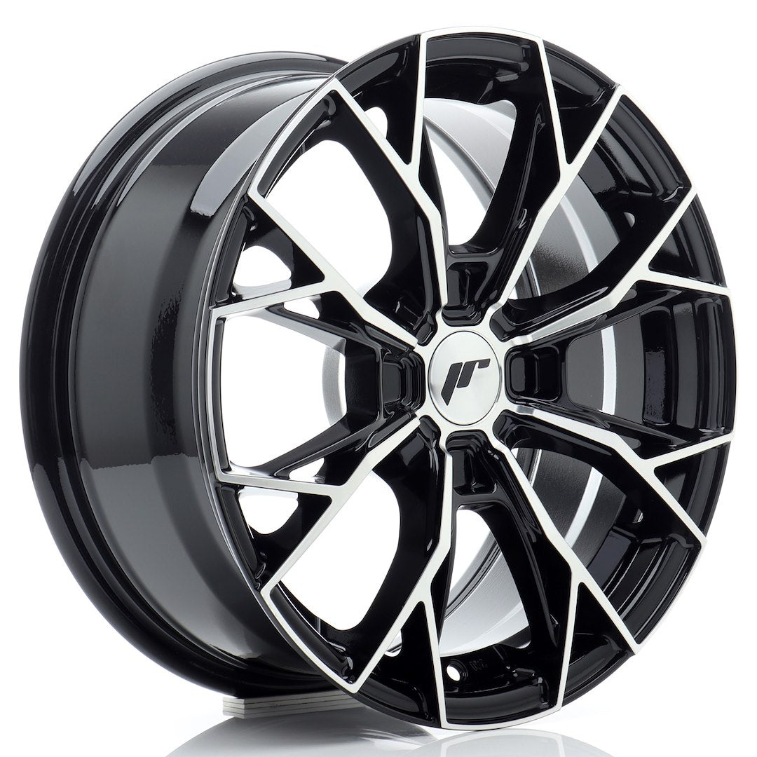 JR Wheels JR49 16x7 ET20-42 4x108 Gloss Black Machined Face
