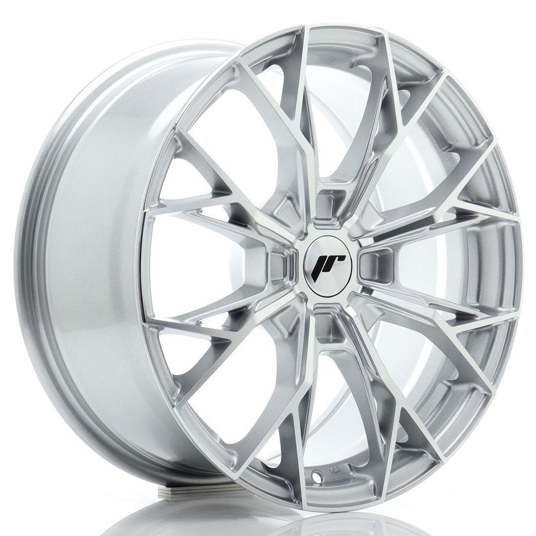 JR Wheels JR49 17x8 ET20-40 4x110 Silver Machined Face