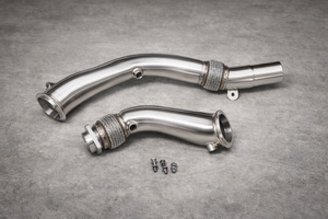KONG Performance Downpipe (3”)  BMW M3 F80 / M4 F82 / F83 – S55 (2014–2020)